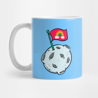 Rainbow Moon Mug